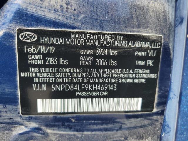 2019 HYUNDAI ELANTRA SE - 5NPD84LF9KH469143