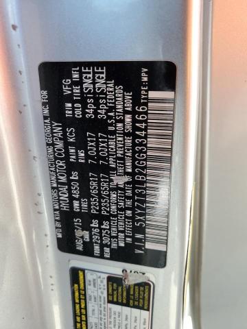 2016 HYUNDAI SANTA FE S - 5XYZT3LB2GG334466
