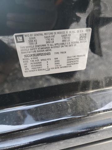 2015 CHEVROLET SILVERADO - 3GCUKSEJ8FG532433