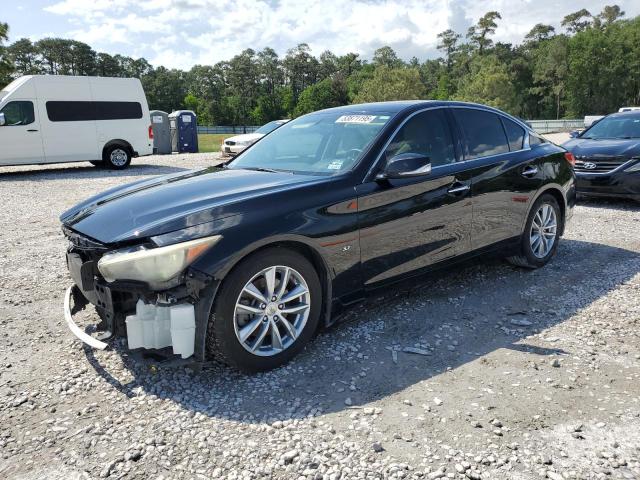 INFINITI Q50 BASE 2014 black  gas JN1BV7APXEM676876 photo #1