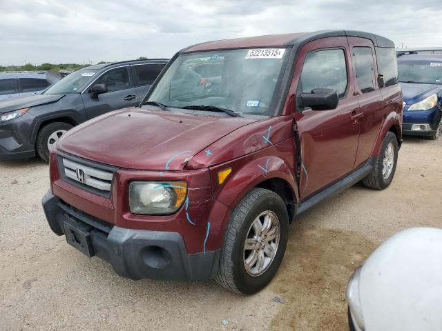 HONDA ELEMENT EX 2008 burgundy  gas 5J6YH187X8L009070 photo #1
