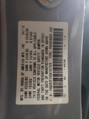 2016 HONDA ACCORD LX - 1HGCR2F35GA197026