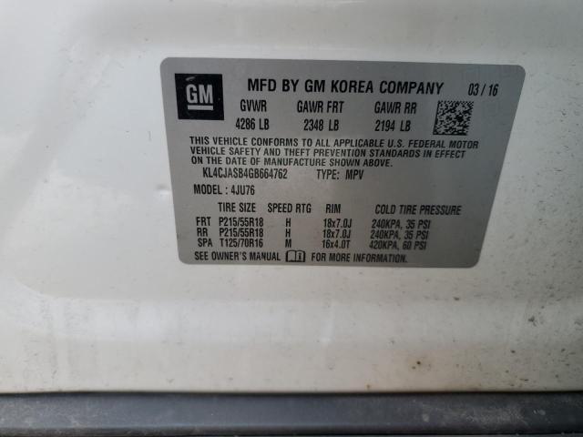 2016 BUICK ENCORE - KL4CJASB4GB664762