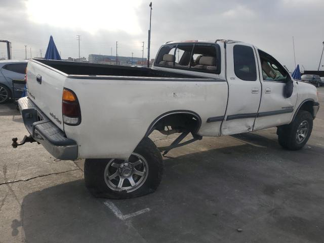 TOYOTA TUNDRA ACC 2001 white  gas 5TBBT44151S139011 photo #4