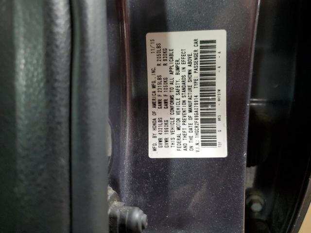 2016 HONDA ACCORD EXL - 1HGCR2F89GA079914