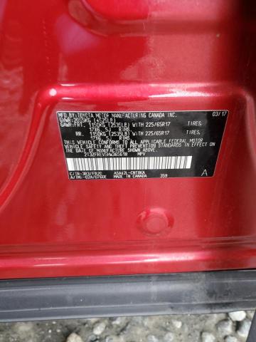 2017 TOYOTA RAV4 LE - 2T3ZFREV5HW365618
