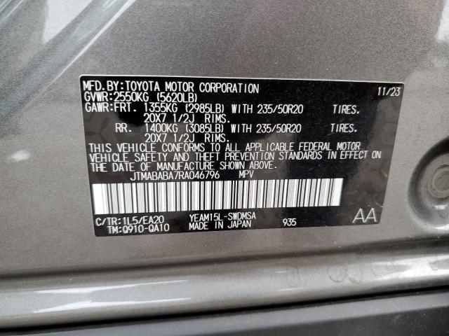 2024 SUBARU SOLTERRA P JTMABABA7RA046796