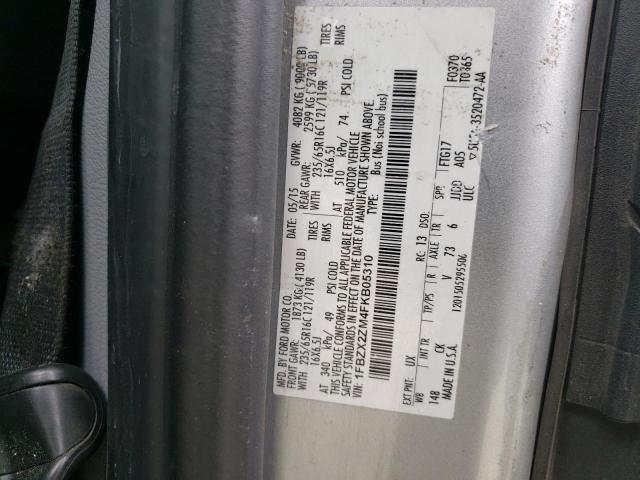2015 FORD TRANSIT T- - 1FBZX2ZM4FKB05310