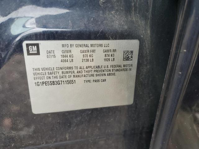 2016 CHEVROLET CRUZE LIMI - 1G1PE5SB3G7115651