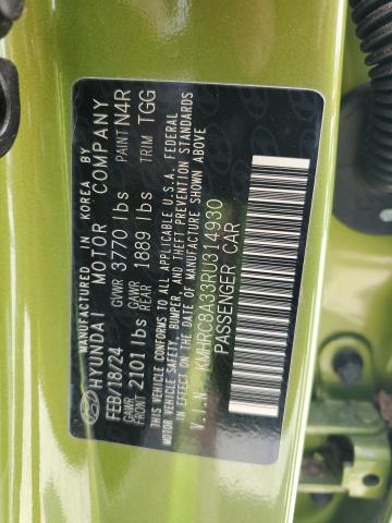 2024 HYUNDAI VENUE SEL KMHRC8A33RU314930
