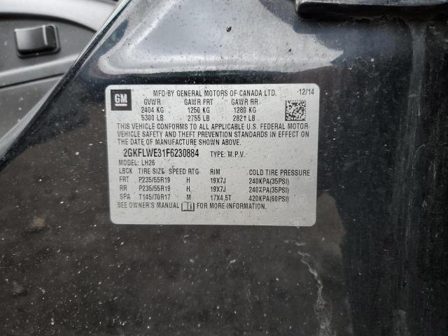2015 GMC TERRAIN SL - 2GKFLWE31F6230884
