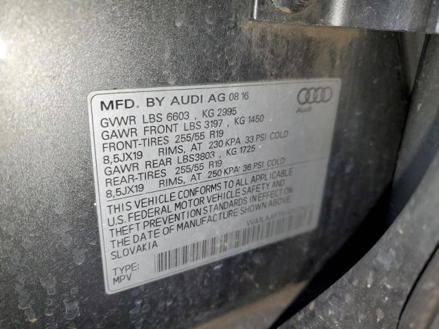 2017 AUDI Q7 PREMIUM - WA1LAAF70HD026049
