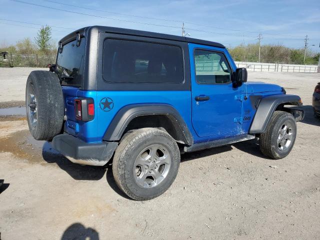 JEEP WRANGLER S 2021 blue  gas 1C4GJXAN1MW715354 photo #4