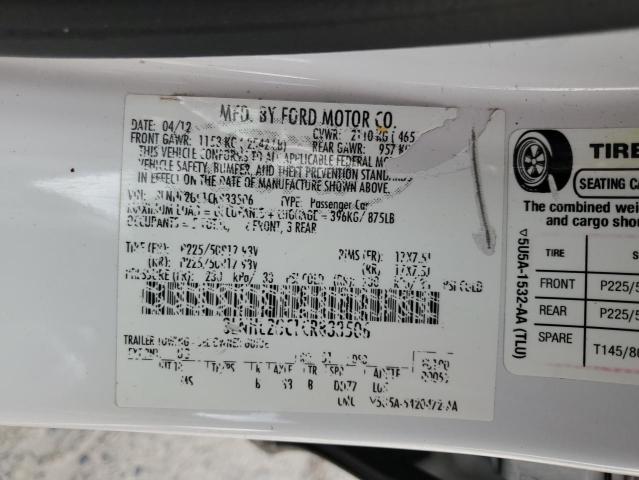 2012 LINCOLN MKZ - 3LNHL2GC1CR833506