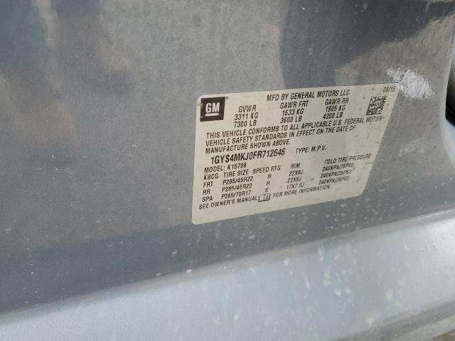 2015 CADILLAC ESCALADE L - 1GYS4MKJ0FR712646