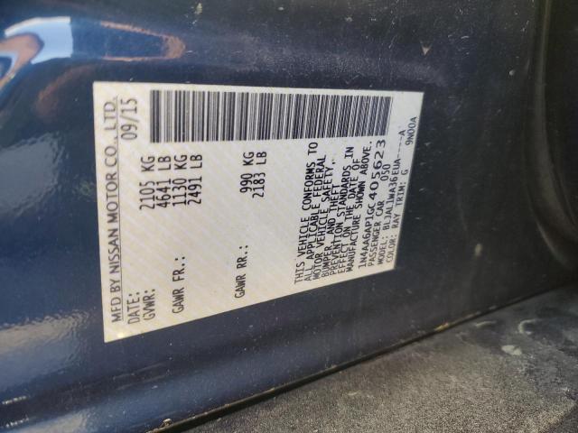 2016 NISSAN MAXIMA 3.5 - 1N4AA6AP1GC405623