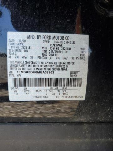 2021 FORD EXPLORER X - 1FMSK8DH6MGA32963