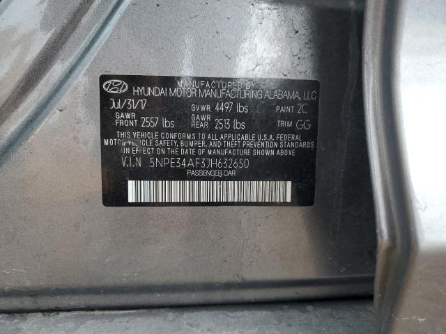 2018 HYUNDAI SONATA SPO - 5NPE34AF3JH632650