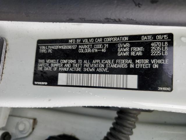 2016 VOLVO S60 PLATIN - LYV402FM1GB096127