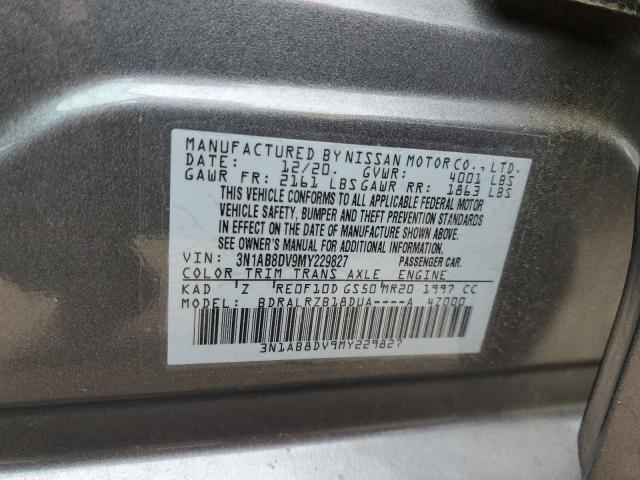2021 NISSAN SENTRA SR - 3N1AB8DV9MY229827