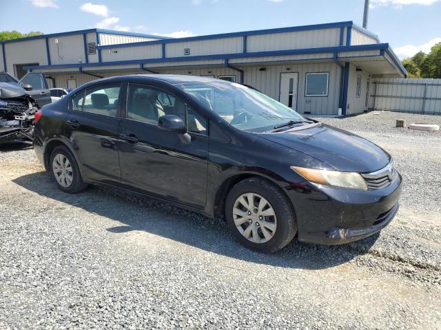 Vin: 19xfb2f52ce010303, lot: 52130225, honda civic lx 20124