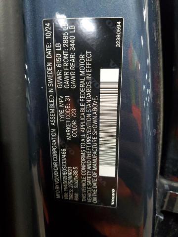 2025 VOLVO XC90 PLUS YV4062PE0S1337466