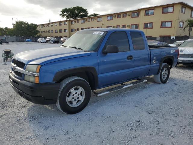 CHEVROLET SILVERADO 2004 blue 4dr ext gas 2GCEC19V141187440 photo #1