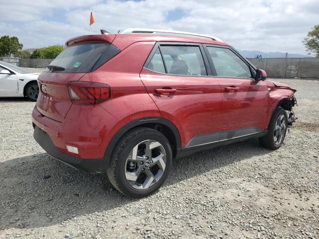 HYUNDAI VENUE SEL 2022 red  gas KMHRC8A35NU188368 photo #4