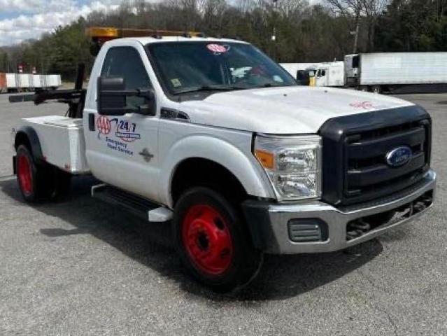FORD F450 SUPER 2012 white chassis diesel 1FDUF4GTXCEB45055 photo #1