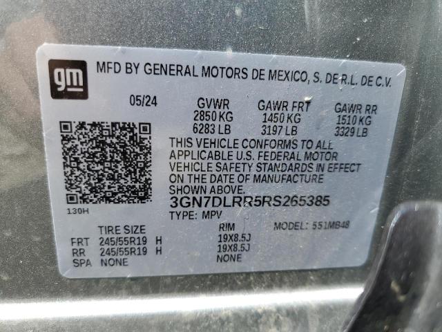 2024 CHEVROLET EQUINOX 2L - 3GN7DLRR5RS265385