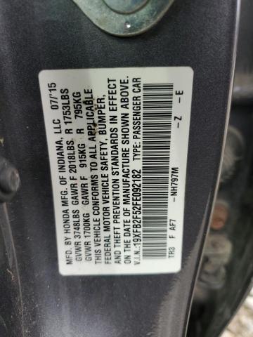 2015 HONDA CIVIC LX - 19XFB2F52FE092182