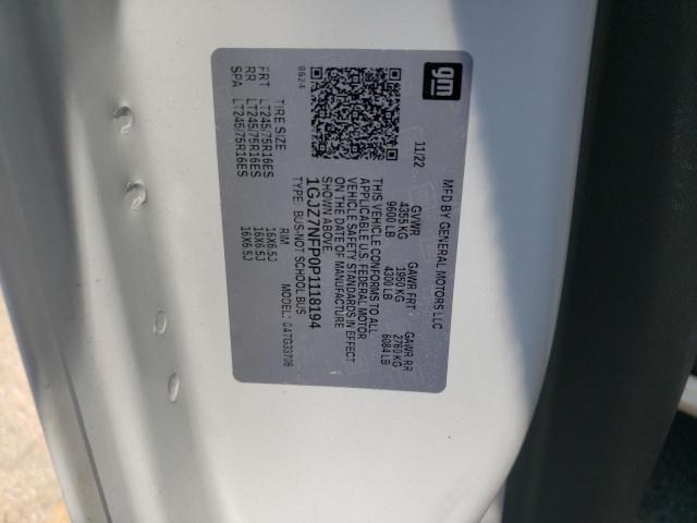 2023 GMC SAVANA G35 1GJZ7NFP0P1118194