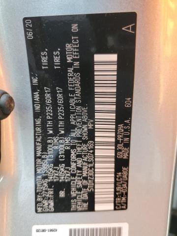 2020 TOYOTA SIENNA XLE - 5TDYZ3DC1LS074169
