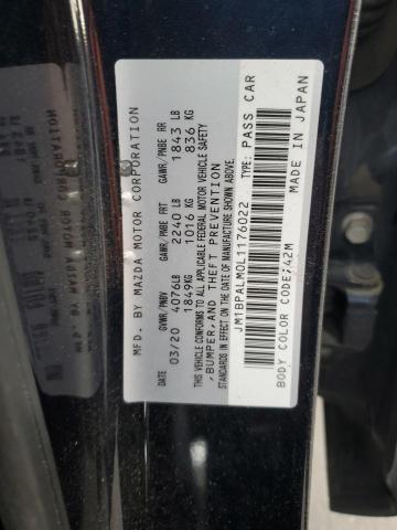 2020 MAZDA 3 JM1BPALM0L1176022