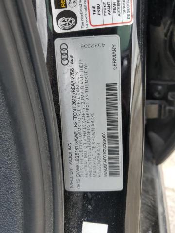 2016 AUDI A6 PREMIUM - WAUGFAFC1GN083050