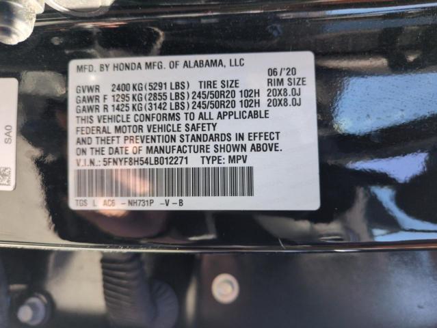 2020 HONDA PASSPORT E - 5FNYF8H54LB012271
