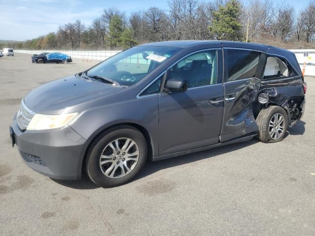 HONDA ODYSSEY EX 2012 gray  gas 5FNRL5H6XCB118017 photo #1