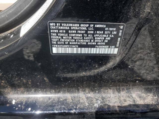 2015 VOLKSWAGEN PASSAT S - 1VWAS7A35FC118470
