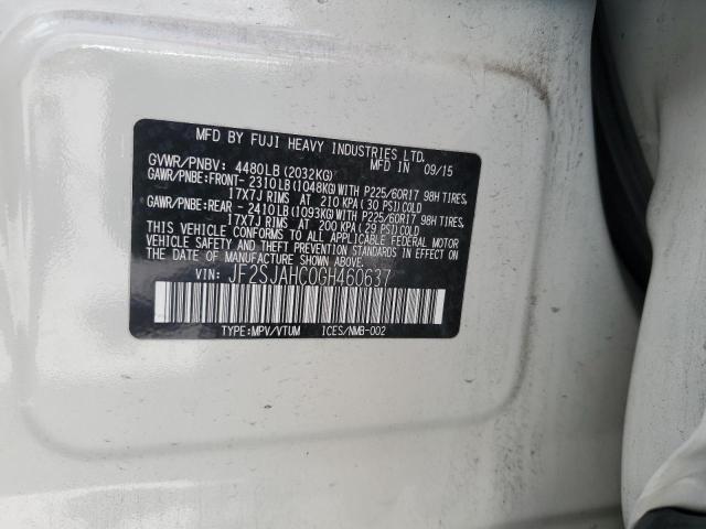 2016 SUBARU FORESTER 2 - JF2SJAHC0GH460637