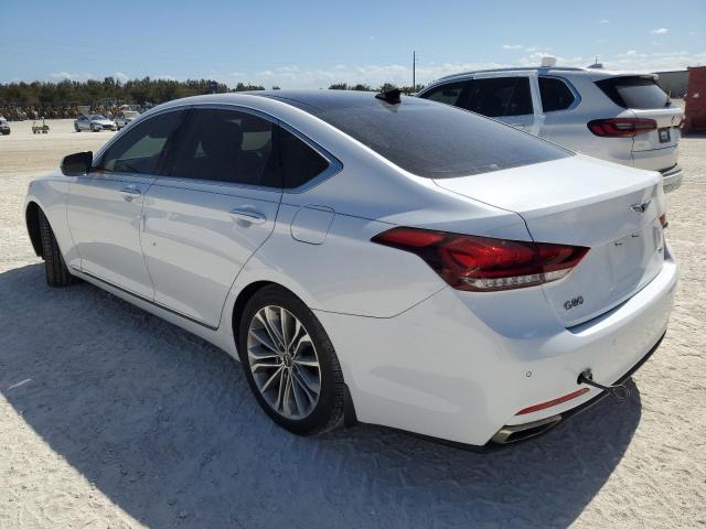 GENESIS G80 BASE 2017 white  gas KMHGN4JE6HU193658 photo #3