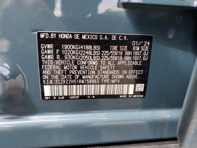 2024 HONDA HR-V SPORT - 3CZRZ2H51RM758863