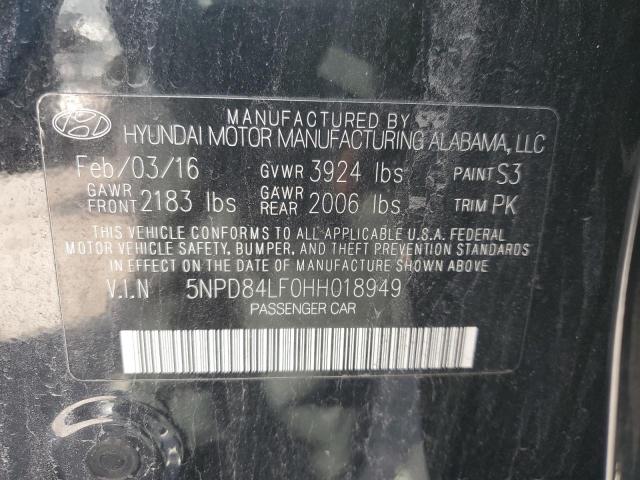 2017 HYUNDAI ELANTRA SE - 5NPD84LF0HH018949