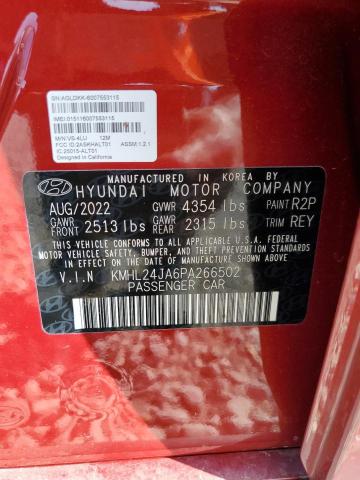 2023 HYUNDAI SONATA SE - KMHL24JA6PA266502
