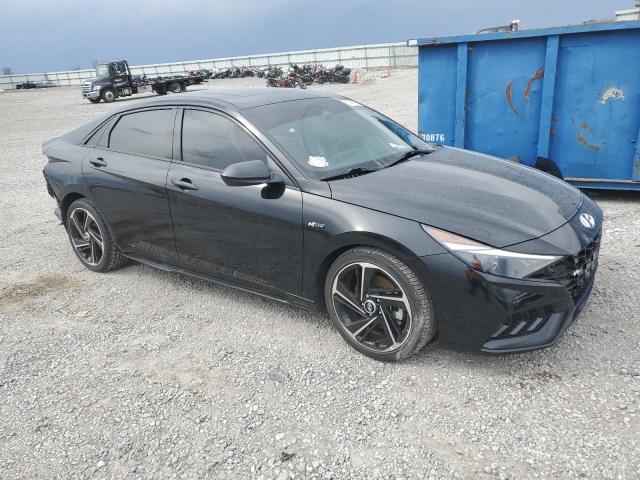 Vin: kmhlr4afxpu399480, lot: 51914105, hyundai elantra n line 20234