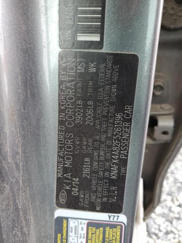 2015 KIA FORTE EX - KNAFX4A82F5261396