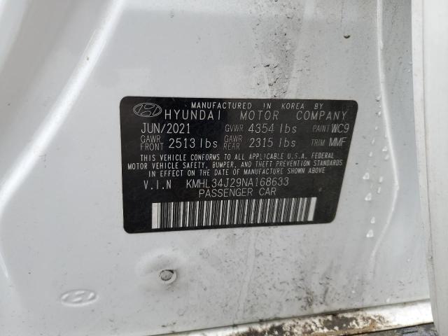 2022 HYUNDAI SONATA LIM KMHL34J29NA168633