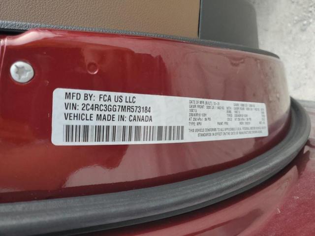 2021 CHRYSLER PACIFICA L 2C4RC3GG7MR573184