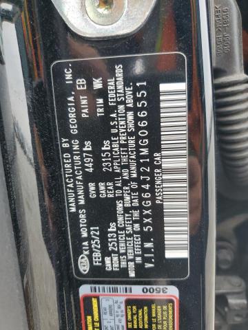 2021 KIA K5 GT LINE - 5XXG64J21MG066551
