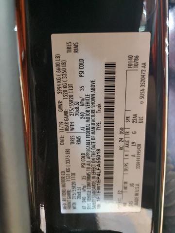 2020 FORD F150 SUPER - 1FTEW1EP4LFA55018
