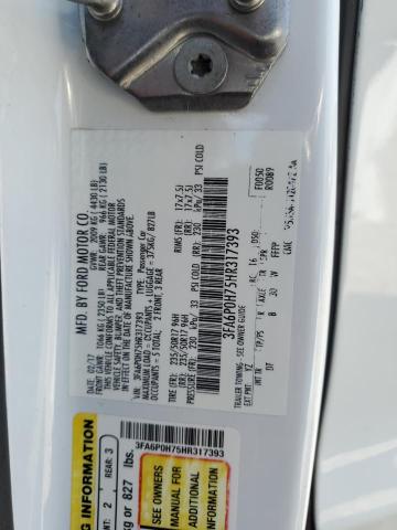 2017 FORD FUSION SE - 3FA6P0H75HR317393